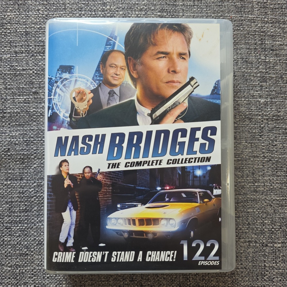 Nash Bridges: The Complete Collection 22-Disc DVD TV Series Seasons 1-6 OOP FS